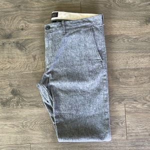 J.Crew Grey Stretch Chino Pant 34x32”
